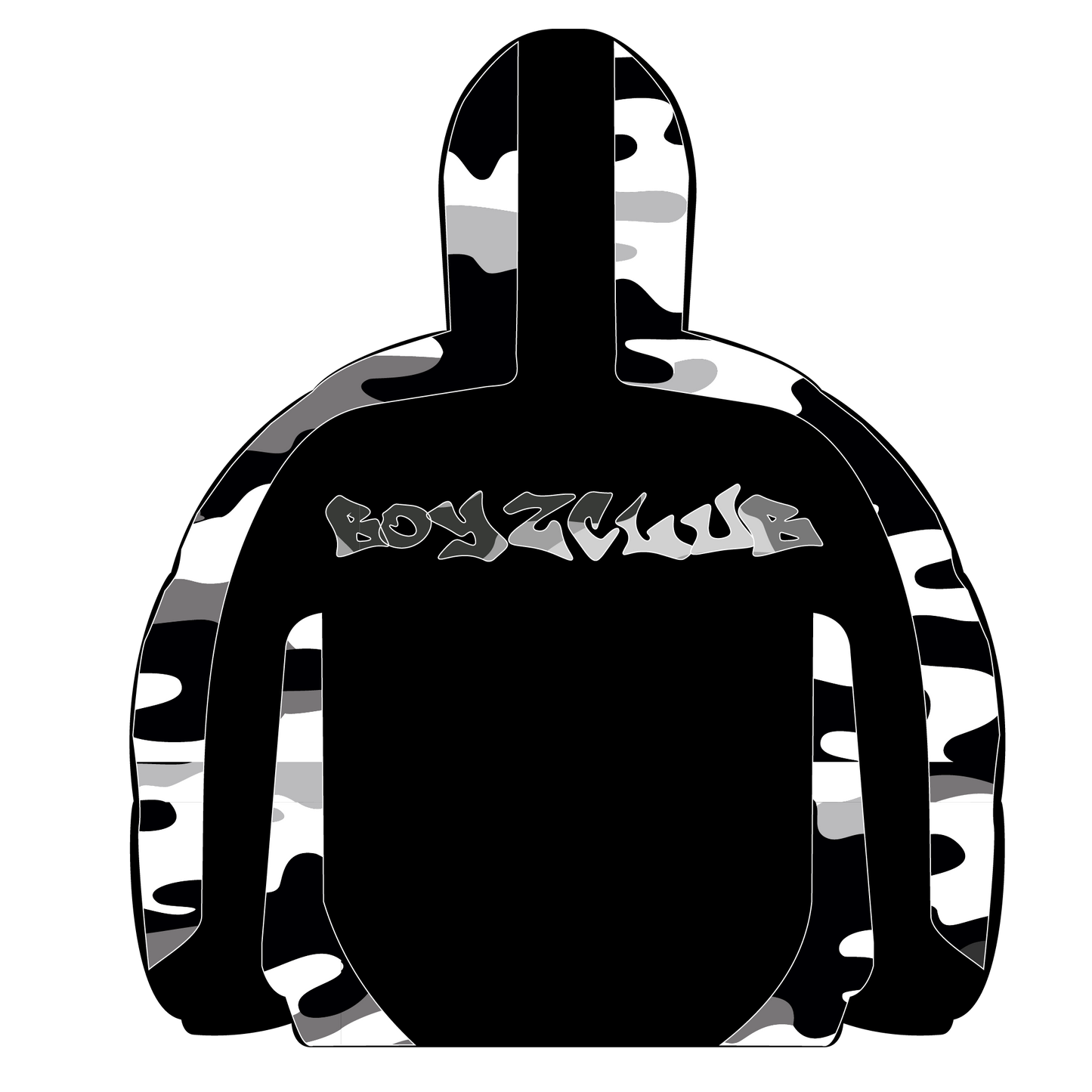 BOYZCLUB TRACKSUIT MAFIA VOL.2 BLACK & WHITE CAMO JACKET
