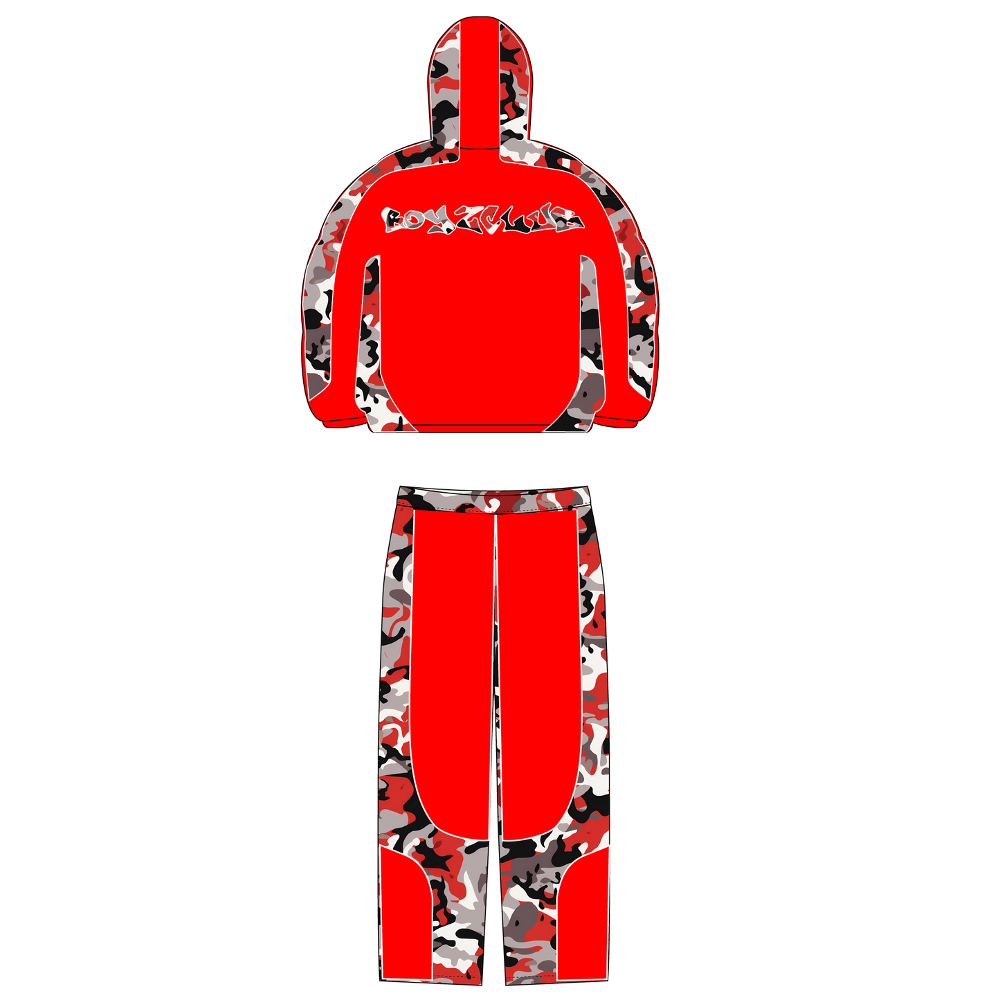 BOYZCLUB TRACKSUIT MAFIA VOL.2 RED & CAMO