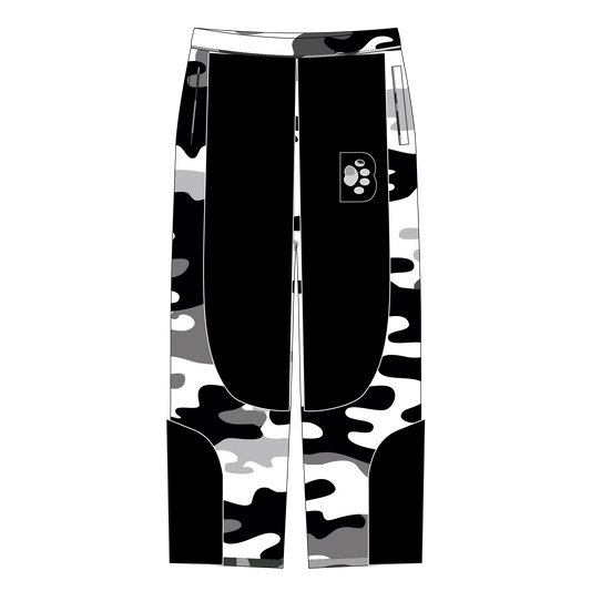 BOYZCLUB TRACKSUIT MAFIA VOL.2 BLACK & WHITE CAMO PANTS