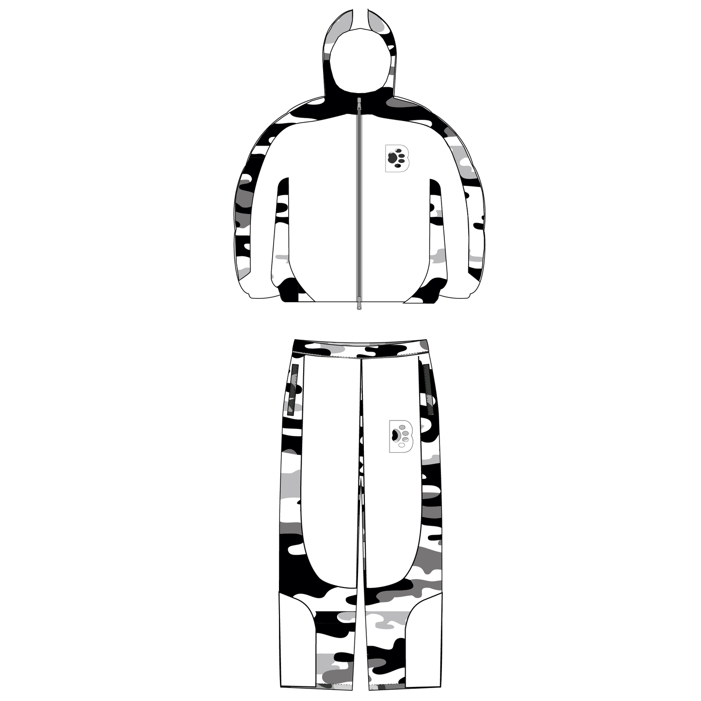 BOYZCLUB TRACKSUIT MAFIA VOL.2 WHITE & CAMO