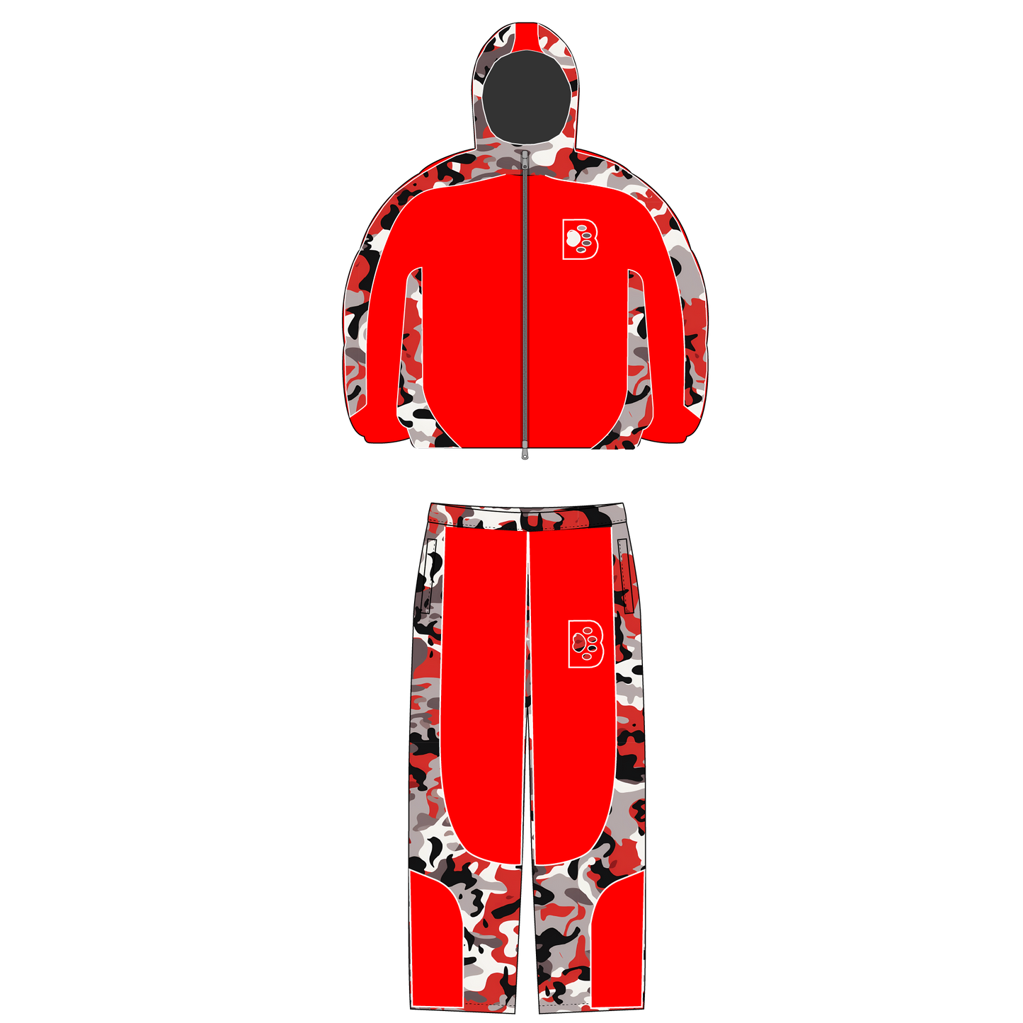 BOYZCLUB TRACKSUIT MAFIA VOL.2 RED & CAMO