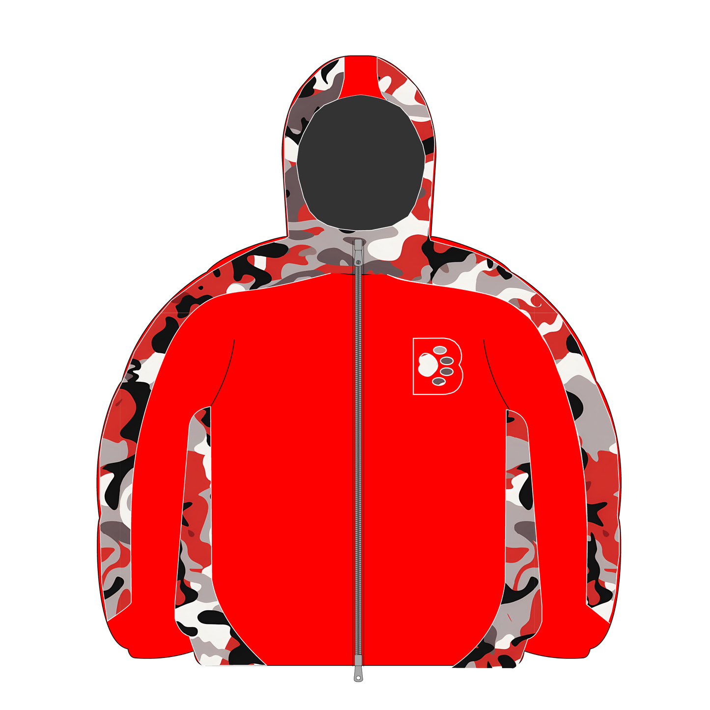 BOYZCLUB TRACKSUIT MAFIA VOL.2 RED & CAMO JACKET