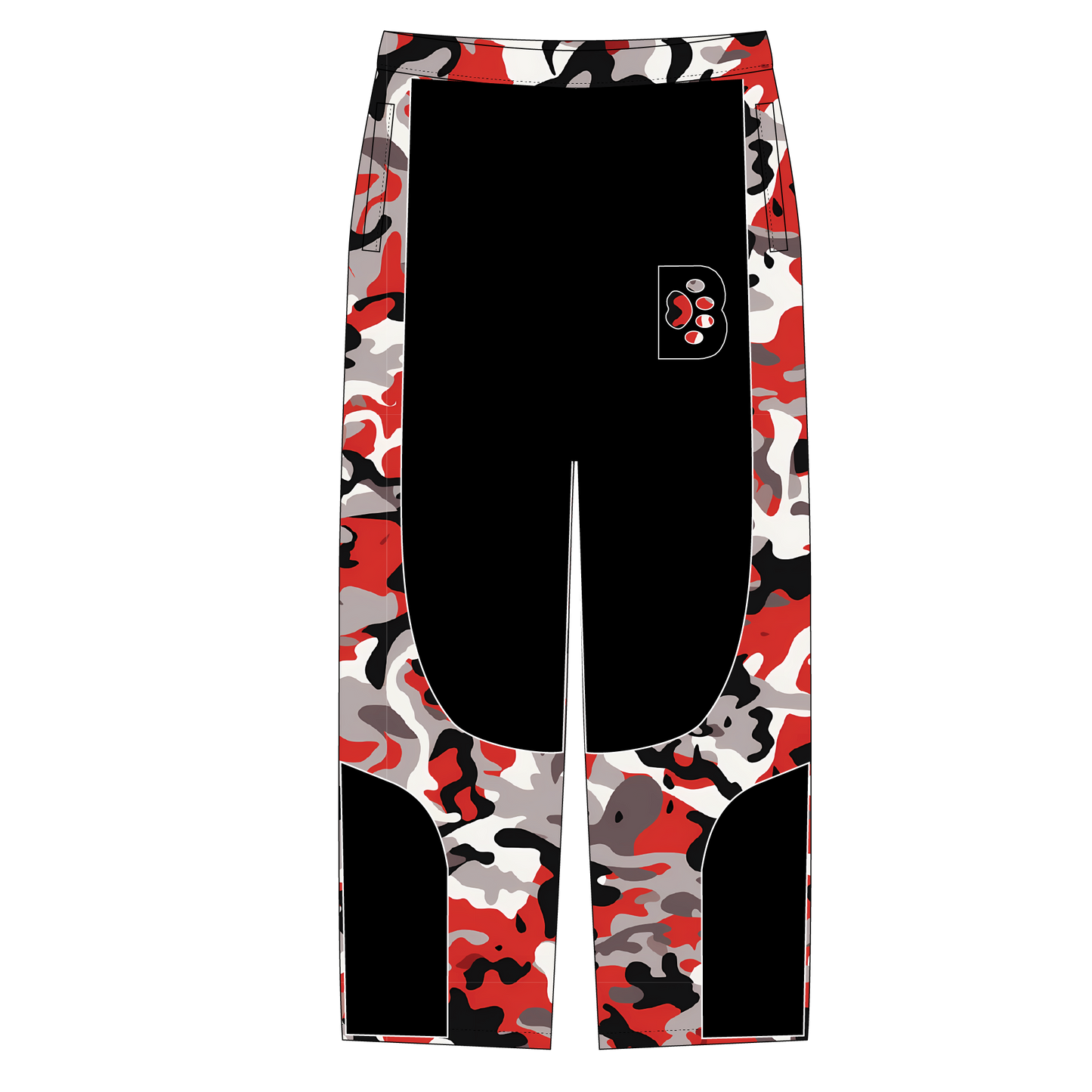 BOYZCLUB TRACKSUIT MAFIA VOL.2 BLACK & RED CAMO PANTS