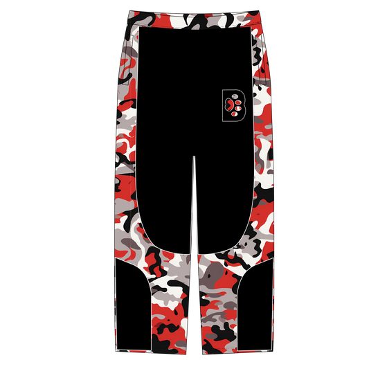 BOYZCLUB TRACKSUIT MAFIA VOL.2 BLACK & RED CAMO PANTS