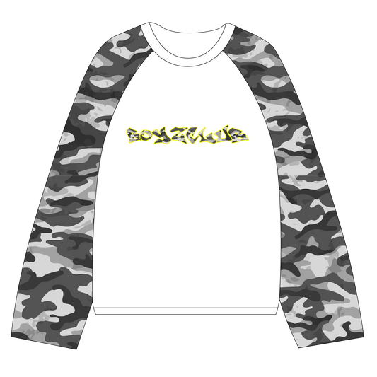 BOYZCLUB WHITE & CAMO TEE