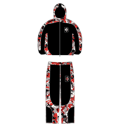 BOYZCLUB TRACKSUIT MAFIA VOL.2 BLACK & RED CAMO
