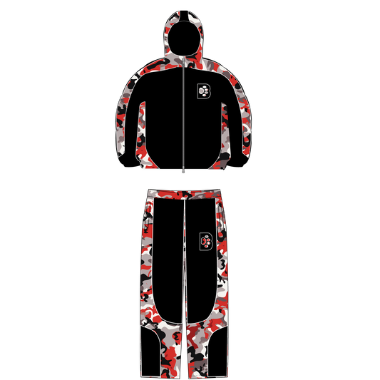 BOYZCLUB TRACKSUIT MAFIA VOL.2 BLACK & RED CAMO
