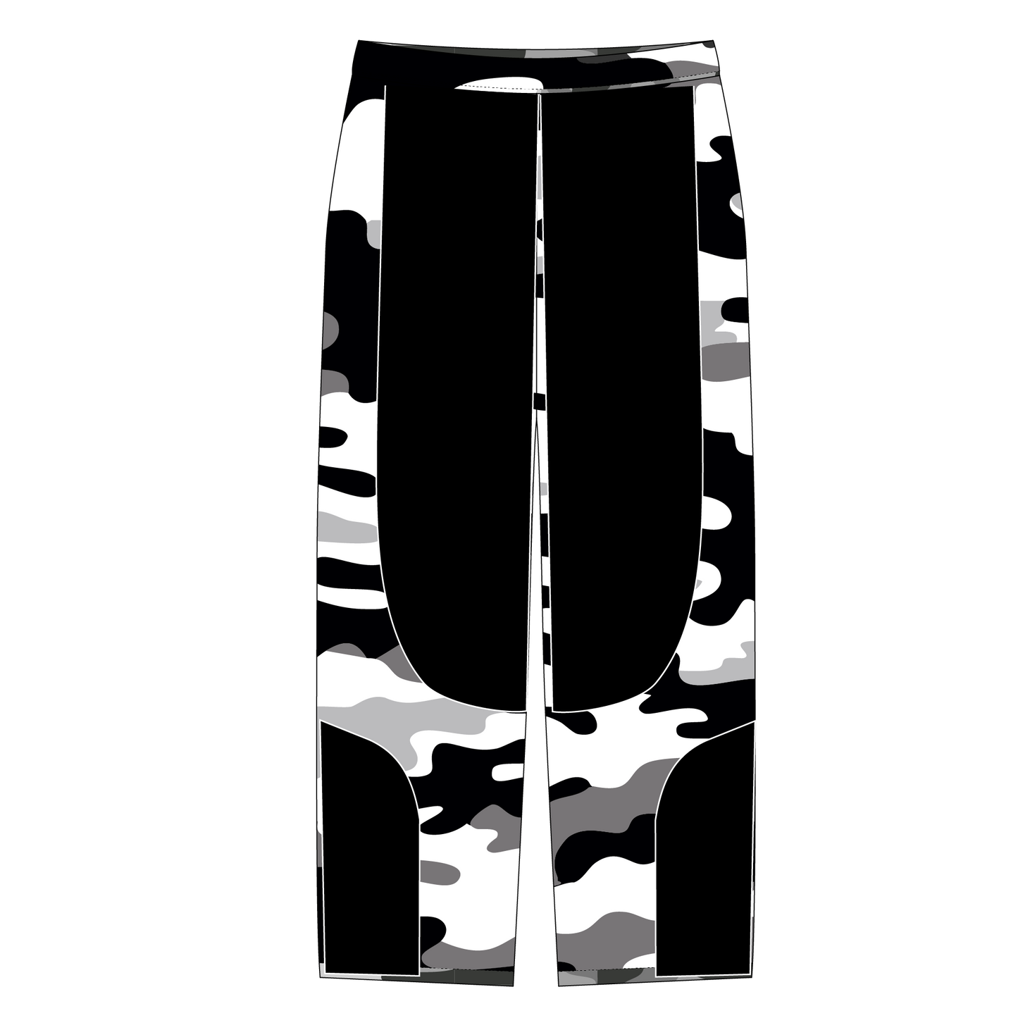 BOYZCLUB TRACKSUIT MAFIA VOL.2 BLACK & WHITE CAMO PANTS