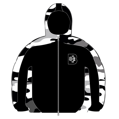 BOYZCLUB TRACKSUIT MAFIA VOL.2 BLACK & WHITE CAMO JACKET