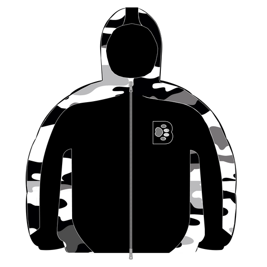 BOYZCLUB TRACKSUIT MAFIA VOL.2 BLACK & WHITE CAMO JACKET